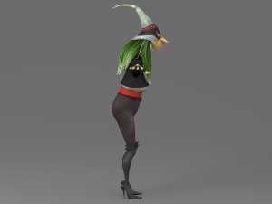 cartoon witch 3D Модель