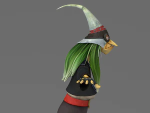 cartoon witch 3D Model