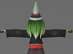 cartoon witch 3D Модель
