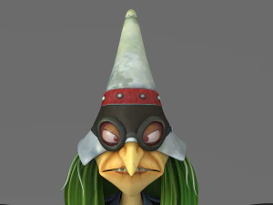 cartoon witch 3D Model