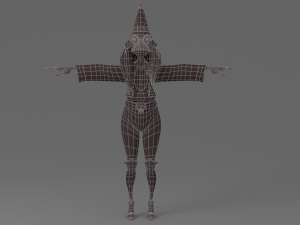 cartoon witch 3D Модель