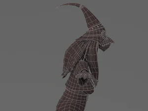 cartoon witch 3D Model