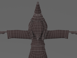 cartoon witch 3D Модель