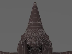 cartoon witch 3D Model