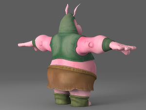 cartoon monster 2 Modelo 3D