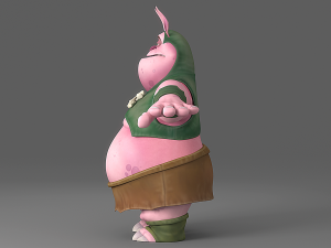 cartoon monster 2 Modelo 3D
