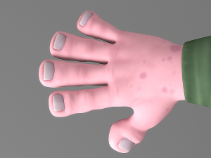 cartoon monster 2 Modelo 3D