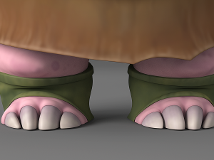 cartoon monster 2 Modelo 3D