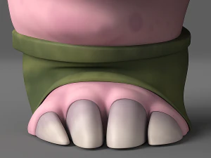 monstruo de dibujos animados 2 Modelo 3D