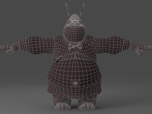 cartoon monster 2 Modelo 3D