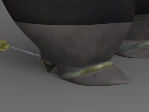 bruja gorda de dibujos animados Modelo 3D