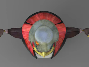 bruja gorda de dibujos animados Modelo 3D