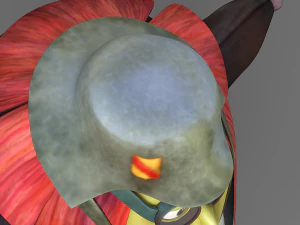 bruja gorda de dibujos animados Modelo 3D