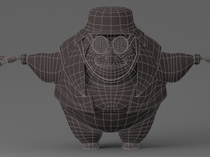 cartoon fat witch Modelo 3D