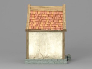 cartoon house 4 Modelo 3D