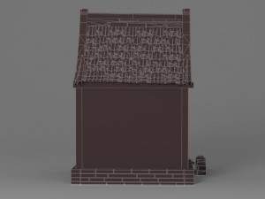 cartoon house 4 Modelo 3D