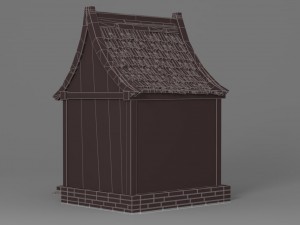 cartoon house 4 Modelo 3D