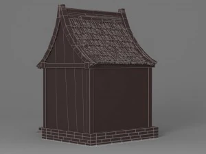 cartoon house 4 3D Model