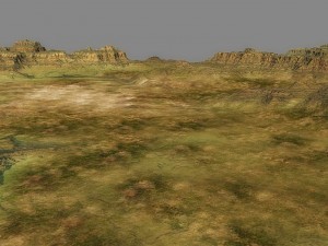 hills terrain 3D 모델