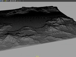 hills terrain 3D Model