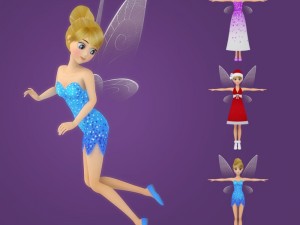 fairy rigged Modelo 3D