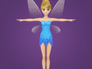 fairy rigged 3D Model