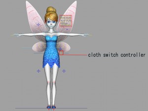 fairy rigged 3D Model