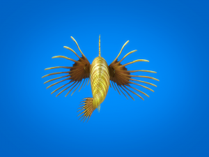 cartoon fish 01 rigged animated 3D Model