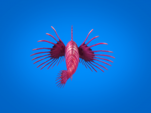 cartoon fish 01 rigged animated 3D Model