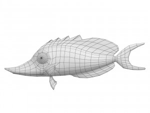 cartoon fish 02 rigged animated 3D मॉडल
