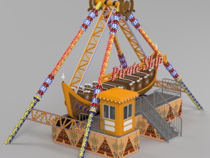 corsair boat 3D-Modell