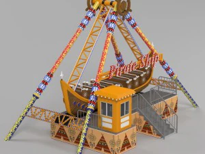 corsair boat 3D Model