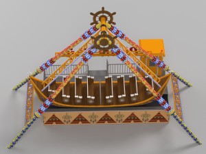corsair boat 3D-Modell