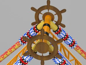 corsair boat 3D Model