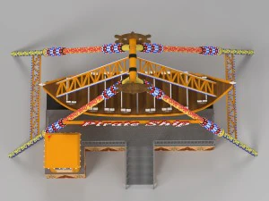 corsair boat 3D Model