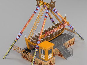 corsair boat 3D-Modell