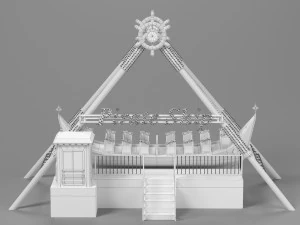 corsair boat 3D Model
