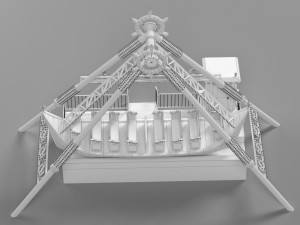 corsair boat 3D-Modell