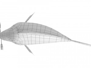 cartoon fish 04 rigged animated 3D Модель