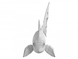 cartoon fish 05 rigged animated Modèle 3D