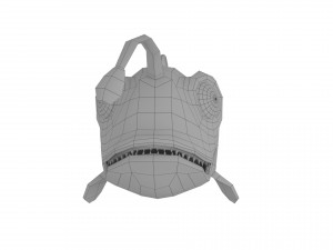 cartoon lantern fish rigged animated 3D Model