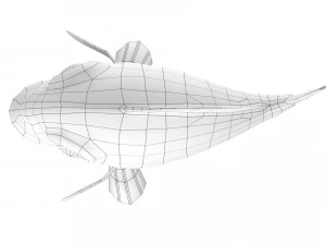cartoon fish 11 rigged animated 3D Model