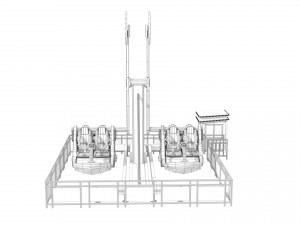 pendulum playground rigged animated 3D Model