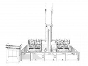 pendulum playground rigged animated 3D Model