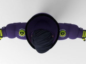 catoon middle-aged person 3D Model