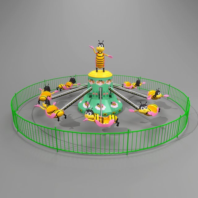whirligig apis florea 3D Model .c4d .max .obj .3ds .fbx .stl .blend 