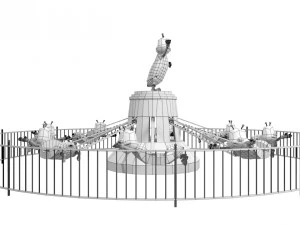 whirligig apis florea 3D Model