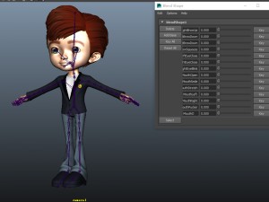 cartoon boy rigged 3Dモデル