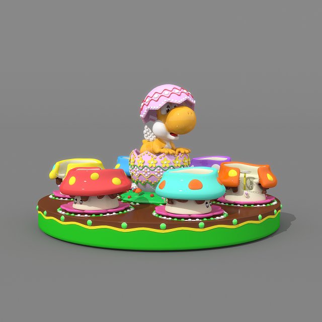 rotary coffee cup 3D Model .c4d .max .obj .3ds .fbx .stl .blend 