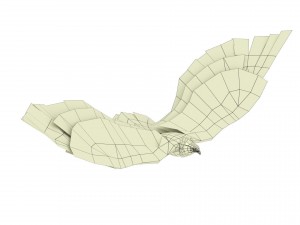 eagle rigged animated 3D 模型
